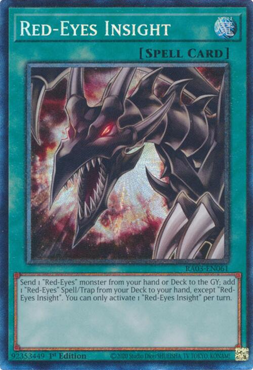 Red-Eyes Insight (CR) [RA03-EN061] Prismatic Collector's Rare | Card Merchant Takapuna