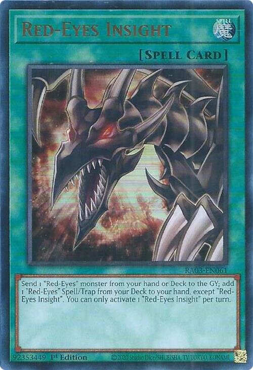 Red-Eyes Insight (UR) [RA03-EN061] Ultra Rare | Card Merchant Takapuna