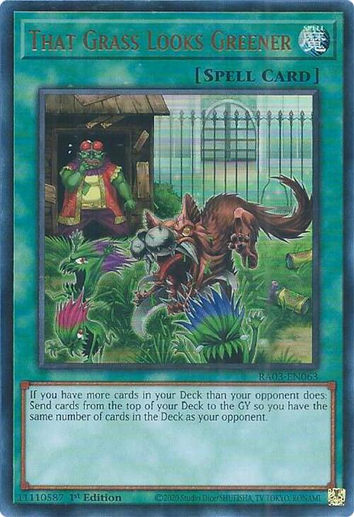 That Grass Looks Greener (UR) [RA03-EN063] Ultra Rare | Card Merchant Takapuna
