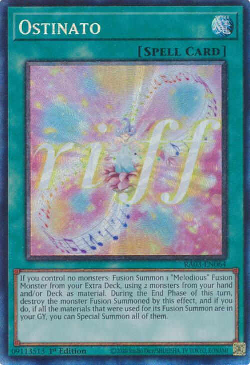 Ostinato (CR) [RA03-EN064] Prismatic Collector's Rare | Card Merchant Takapuna
