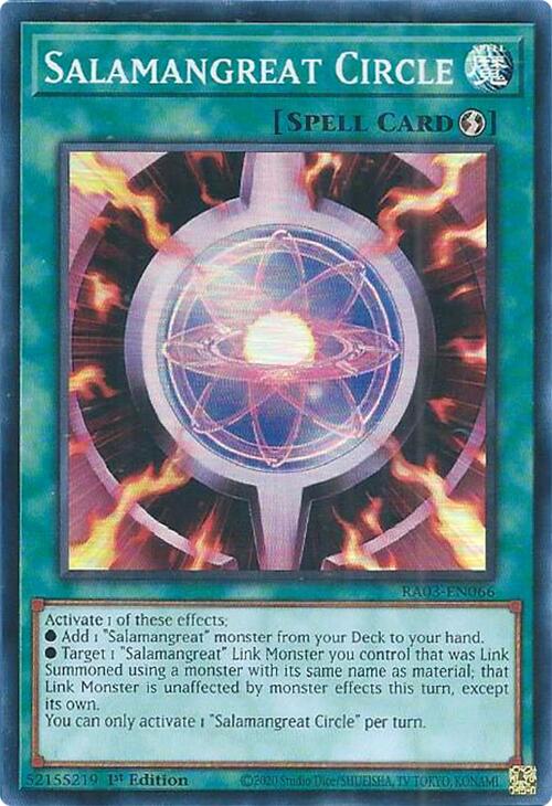 Salamangreat Circle [RA03-EN066] Super Rare | Card Merchant Takapuna