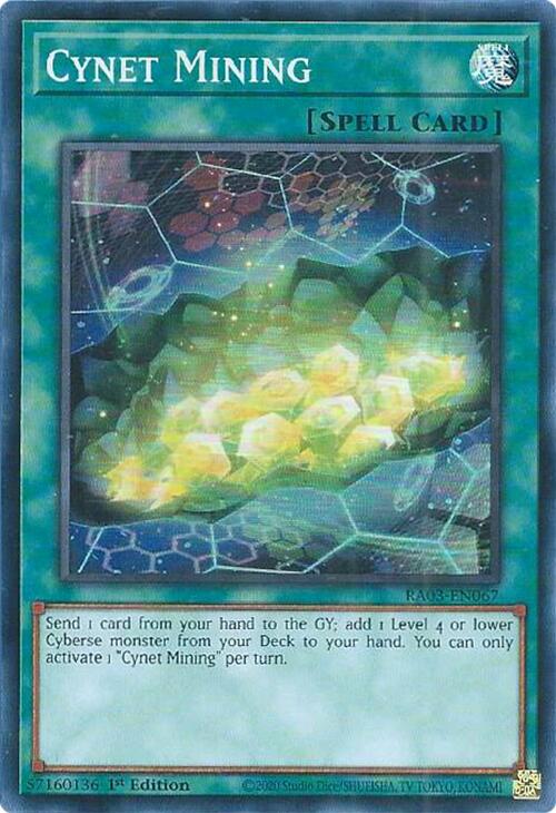 Cynet Mining [RA03-EN067] Super Rare | Card Merchant Takapuna