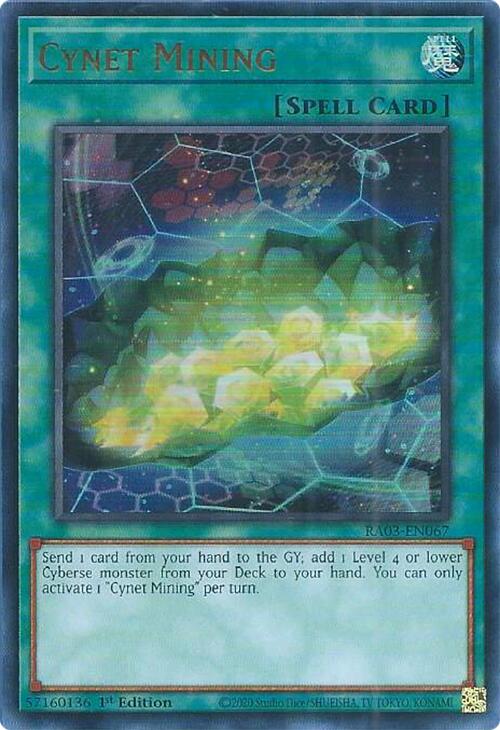 Cynet Mining (UR) [RA03-EN067] Ultra Rare | Card Merchant Takapuna