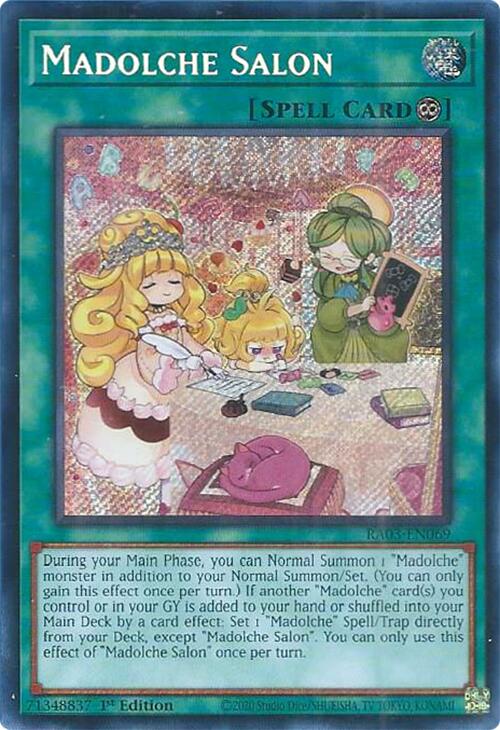 Madolche Salon (Secret Rare) [RA03-EN069] Secret Rare | Card Merchant Takapuna