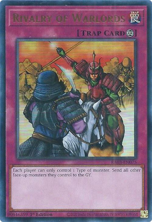 Rivalry of Warlords (UR) [RA03-EN075] Ultra Rare | Card Merchant Takapuna