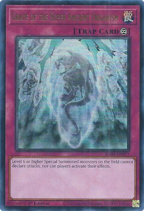 Grave of the Super Ancient Organism (UR) [RA03-EN077] Ultra Rare | Card Merchant Takapuna