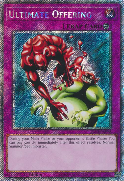 Ultimate Offering (Platinum Secret Rare) [RA03-EN088] Platinum Secret Rare | Card Merchant Takapuna