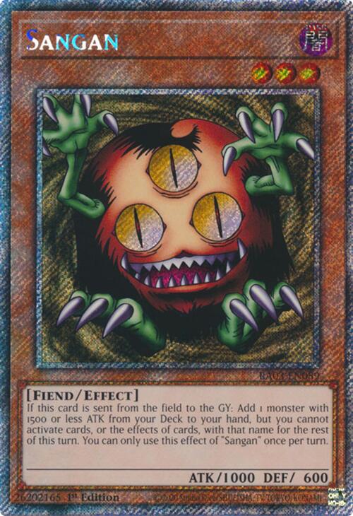 Sangan (Platinum Secret Rare) [RA03-EN089] Platinum Secret Rare | Card Merchant Takapuna