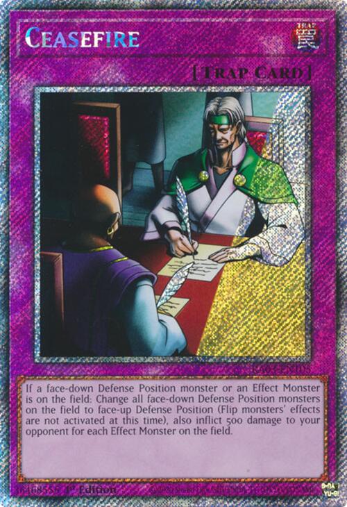 Ceasefire (Platinum Secret Rare) [RA03-EN105] Platinum Secret Rare | Card Merchant Takapuna