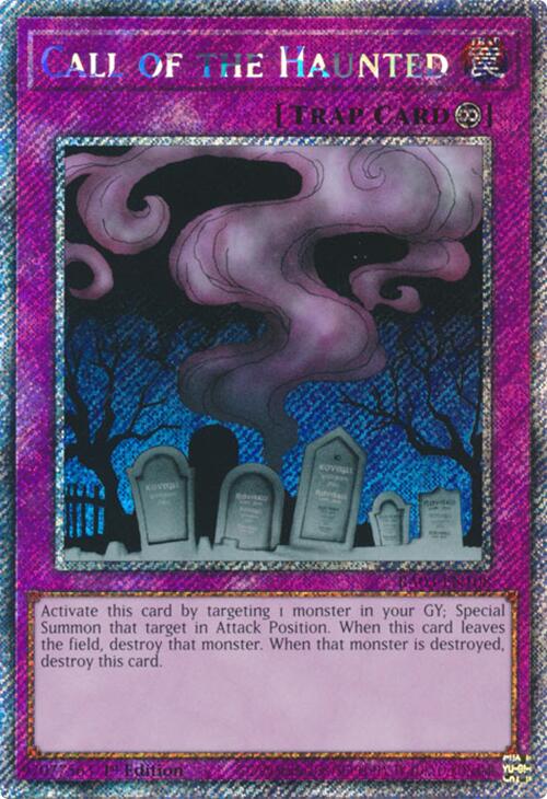 Call of the Haunted (Platinum Secret Rare) [RA03-EN108] Platinum Secret Rare | Card Merchant Takapuna