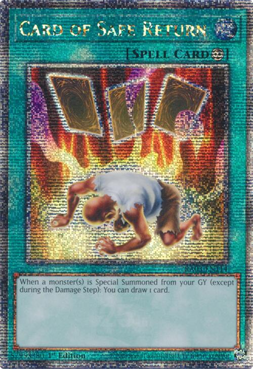 Card of Safe Return (Quarter Century Secret Rare) [RA03-EN114] Quarter Century Secret Rare | Card Merchant Takapuna
