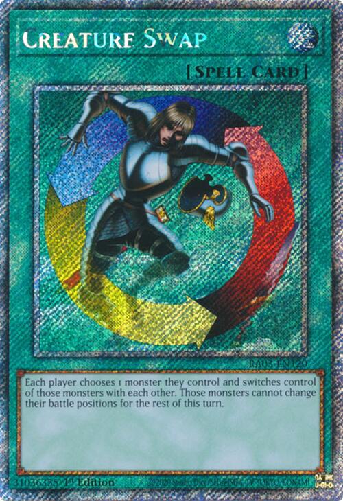 Creature Swap (Platinum Secret Rare) [RA03-EN120] Platinum Secret Rare | Card Merchant Takapuna