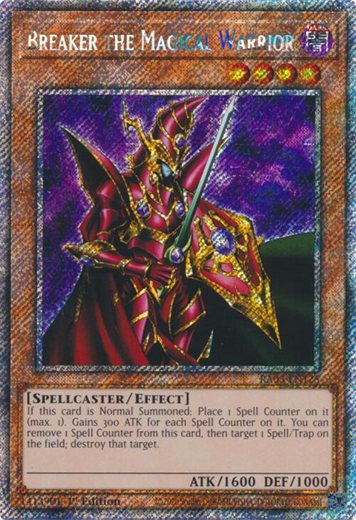 Breaker the Magical Warrior (Platinum Secret Rare) [RA03-EN125] Platinum Secret Rare | Card Merchant Takapuna