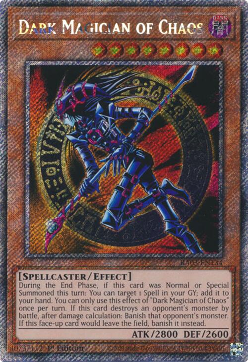 Dark Magician of Chaos (Platinum Secret Rare) [RA03-EN134] Platinum Secret Rare | Card Merchant Takapuna