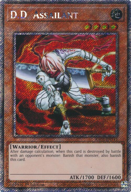 D.D. Assailant (Platinum Secret Rare) [RA03-EN141] Platinum Secret Rare | Card Merchant Takapuna