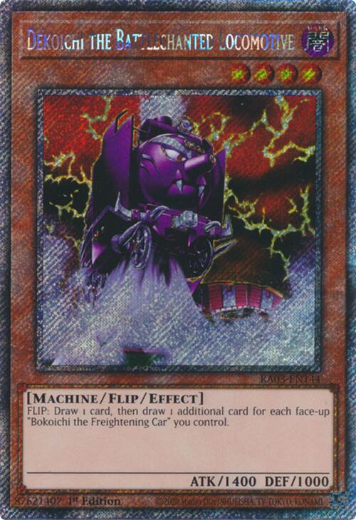 Dekoichi the Battlechanted Locomotive (Platinum Secret Rare) [RA03-EN144] Platinum Secret Rare | Card Merchant Takapuna