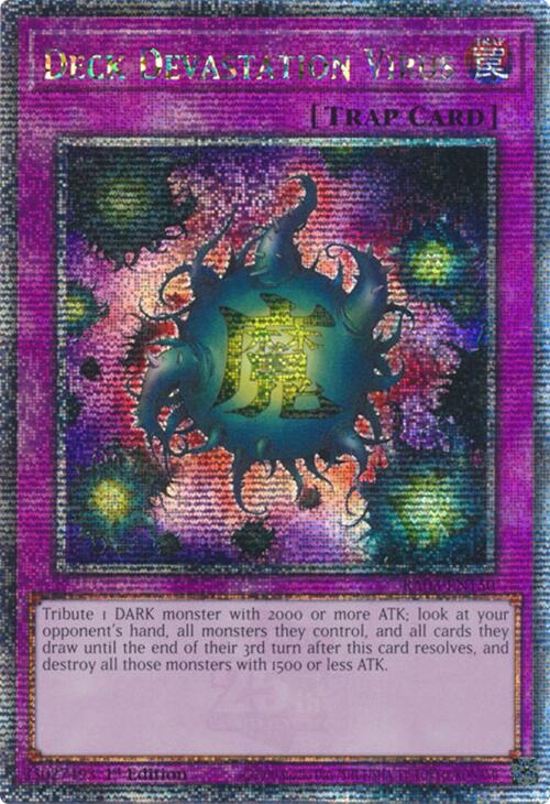 Deck Devastation Virus (Quarter Century Secret Rare) [RA03-EN150] Quarter Century Secret Rare | Card Merchant Takapuna