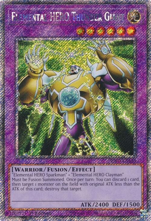 Elemental HERO Thunder Giant (Platinum Secret Rare) [RA03-EN153] Platinum Secret Rare | Card Merchant Takapuna