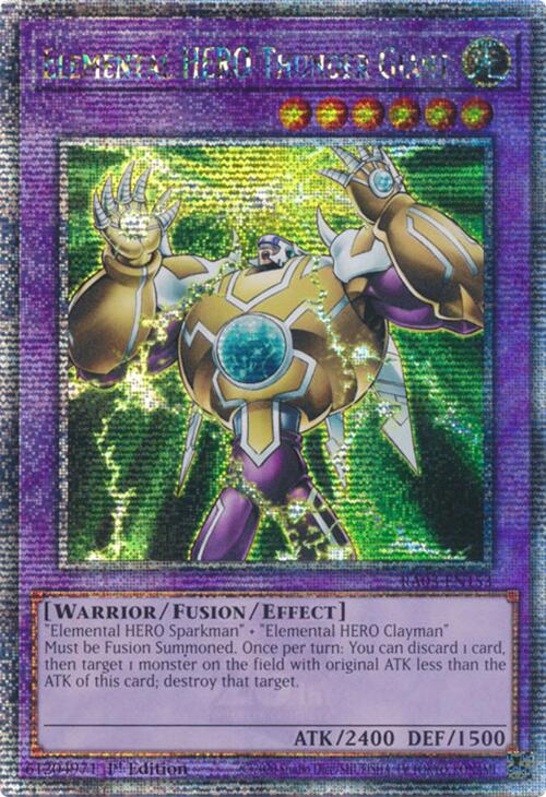 Elemental HERO Thunder Giant (Quarter Century Secret Rare) [RA03-EN153] Quarter Century Secret Rare | Card Merchant Takapuna