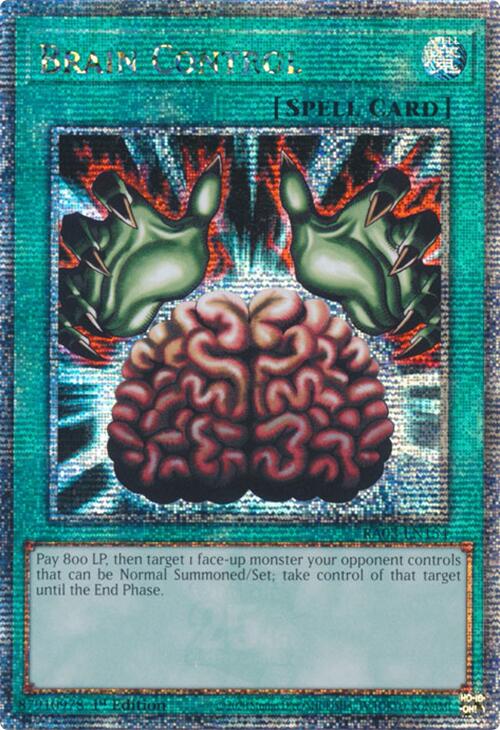 Brain Control (Quarter Century Secret Rare) [RA03-EN154] Quarter Century Secret Rare | Card Merchant Takapuna