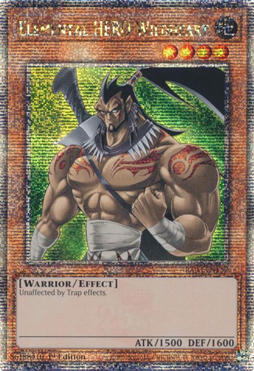 Elemental HERO Wildheart (Quarter Century Secret Rare) [RA03-EN157] Quarter Century Secret Rare | Card Merchant Takapuna