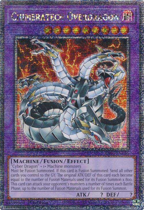Chimeratech Overdragon (Quarter Century Secret Rare) [RA03-EN166] Quarter Century Secret Rare | Card Merchant Takapuna