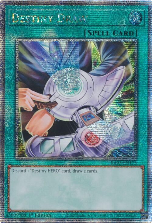 Destiny Draw (Quarter Century Secret Rare) [RA03-EN173] Quarter Century Secret Rare | Card Merchant Takapuna