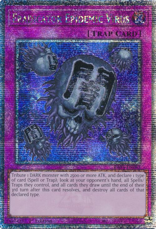 Eradicator Epidemic Virus (Quarter Century Secret Rare) [RA03-EN183] Quarter Century Secret Rare | Card Merchant Takapuna