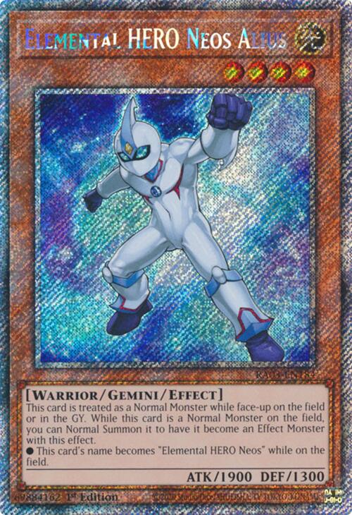 Elemental HERO Neos Alius (Platinum Secret Rare) [RA03-EN184] Platinum Secret Rare | Card Merchant Takapuna