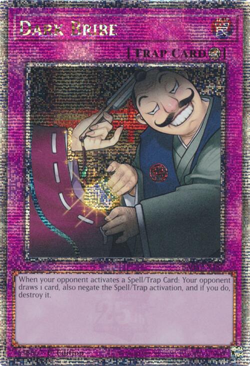 Dark Bribe (Quarter Century Secret Rare) [RA03-EN187] Quarter Century Secret Rare | Card Merchant Takapuna