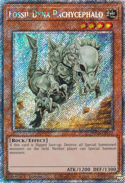 Fossil Dyna Pachycephalo (Platinum Secret Rare) [RA03-EN195] Platinum Secret Rare | Card Merchant Takapuna