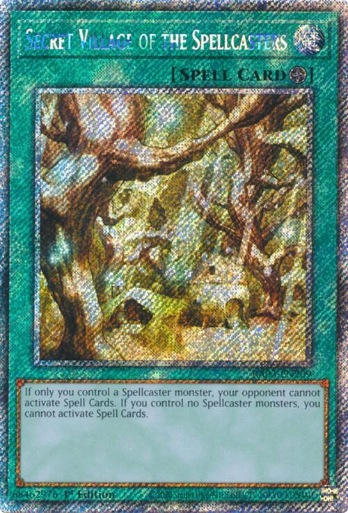 Secret Village of the Spellcasters (Platinum Secret Rare) [RA03-EN209] Platinum Secret Rare | Card Merchant Takapuna