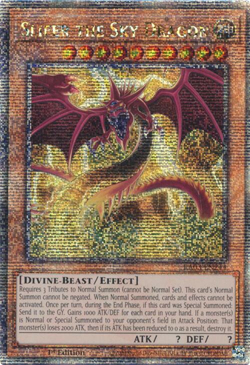 Slifer the Sky Dragon (Quarter Century Secret Rare) [RA03-EN244] Quarter Century Secret Rare | Card Merchant Takapuna