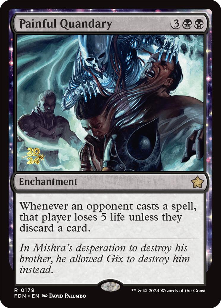 Painful Quandary [Foundations Prerelease Promos] | Card Merchant Takapuna