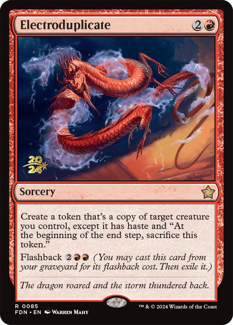 Electroduplicate [Foundations Prerelease Promos] | Card Merchant Takapuna