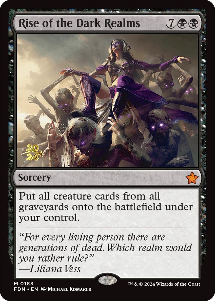 Rise of the Dark Realms [Foundations Prerelease Promos] | Card Merchant Takapuna