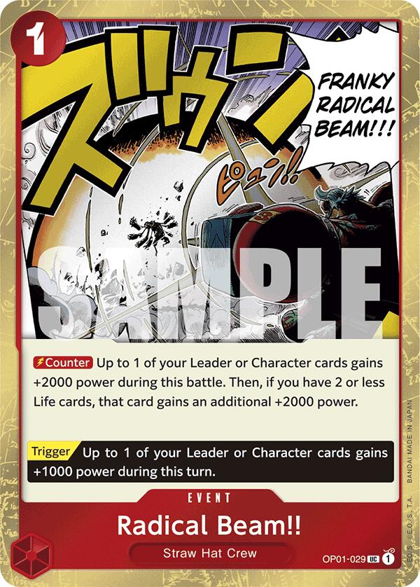 Radical Beam!! (Jolly Roger Foil) [Premium Booster -The Best-] | Card Merchant Takapuna