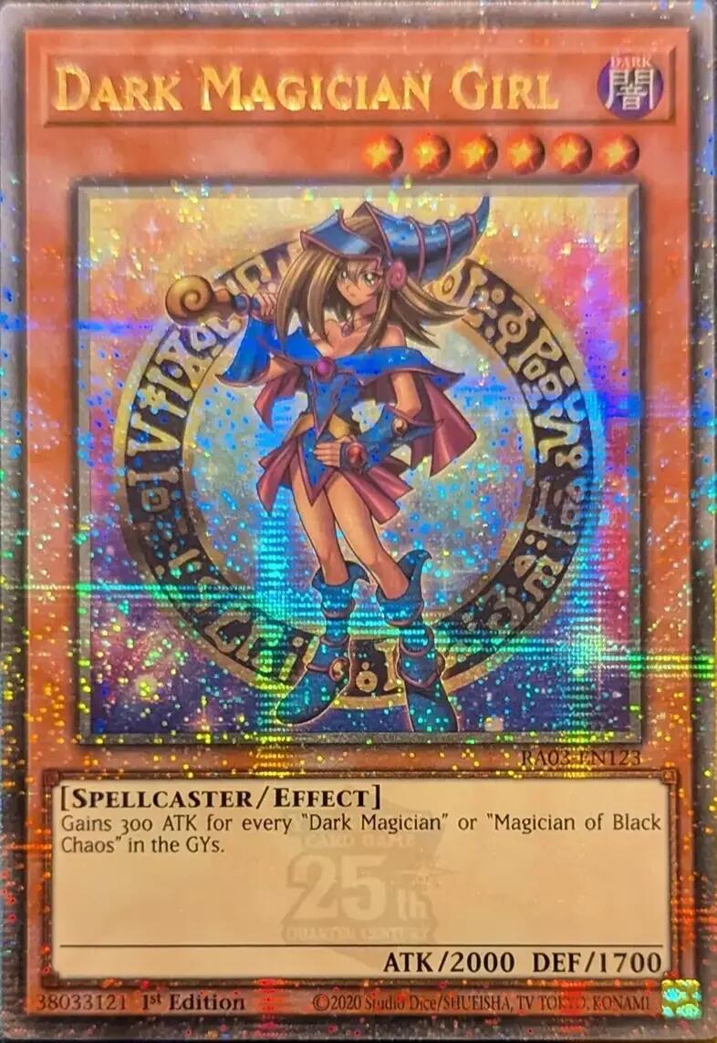 Dark Magician Girl (Quarter Century Secret Rare) (B) [RA03-EN123] Quarter Century Secret Rare | Card Merchant Takapuna