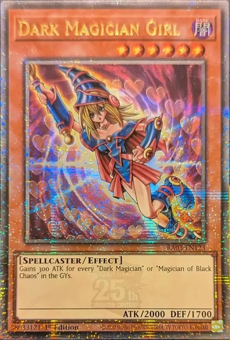 Dark Magician Girl (Quarter Century Secret Rare) (C) [RA03-EN123] Quarter Century Secret Rare | Card Merchant Takapuna