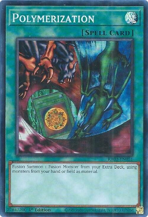 Polymerization (Alternate Art) [RA03-EN051] Super Rare | Card Merchant Takapuna
