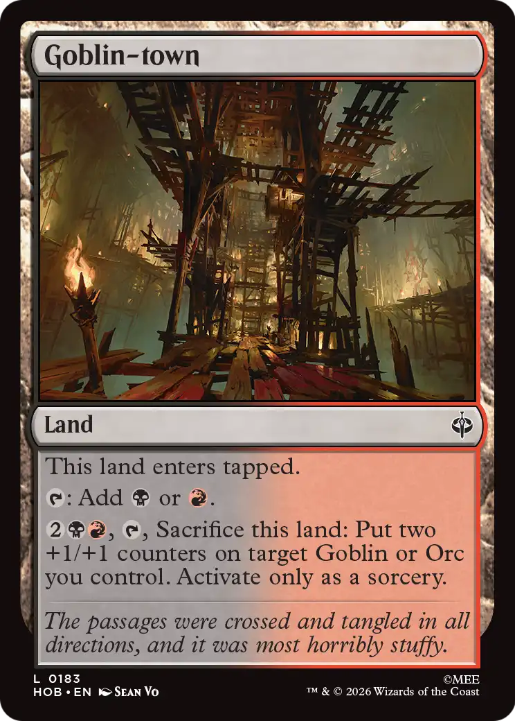 Goblin-town [The Hobbit] | Card Merchant Takapuna