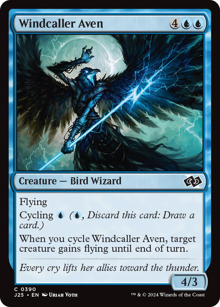 Windcaller Aven [Foundations Jumpstart] | Card Merchant Takapuna