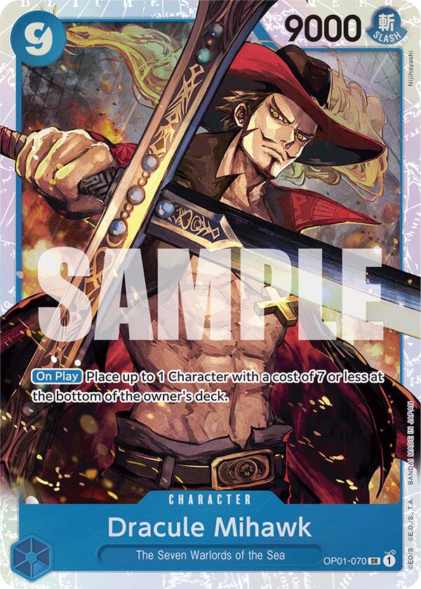 Dracule Mihawk (OP01-070) (Reprint) [Premium Booster -The Best-] | Card Merchant Takapuna