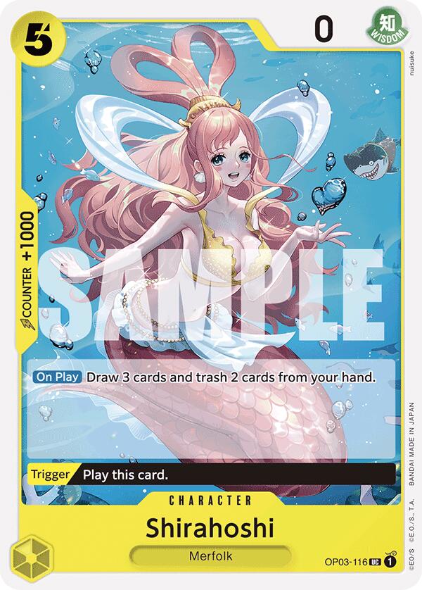 Shirahoshi (OP03-116) (Reprint) [Premium Booster -The Best-] | Card Merchant Takapuna