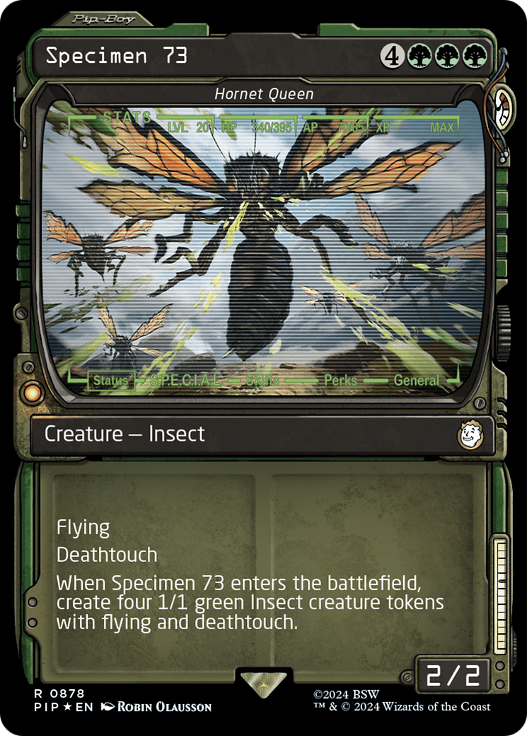 Specimen 73 - Hornet Queen (Showcase) (Surge Foil) [Fallout] | Card Merchant Takapuna