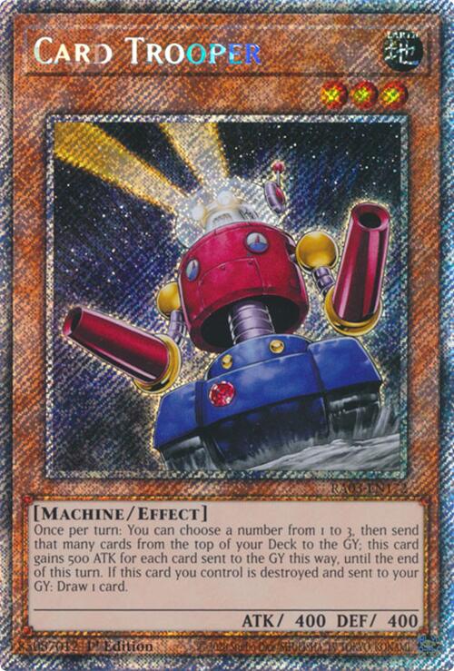 Card Trooper (Platinum Secret Rare) [RA03-EN172] Platinum Secret Rare | Card Merchant Takapuna