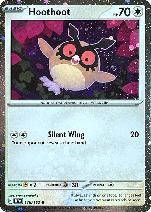 Hoothoot (126/162) (Cosmos Holo) [Scarlet & Violet: Black Star Promos] | Card Merchant Takapuna