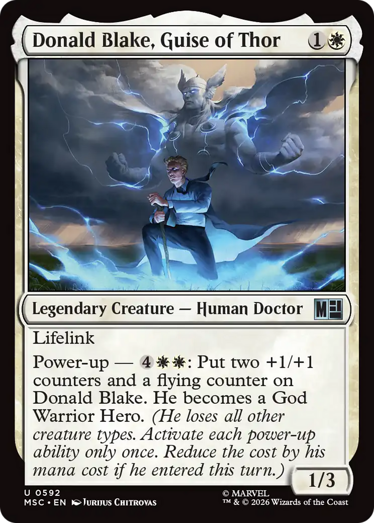 Donald Blake, Guise of Thor [Marvel Super Heroes Commander] | Card Merchant Takapuna