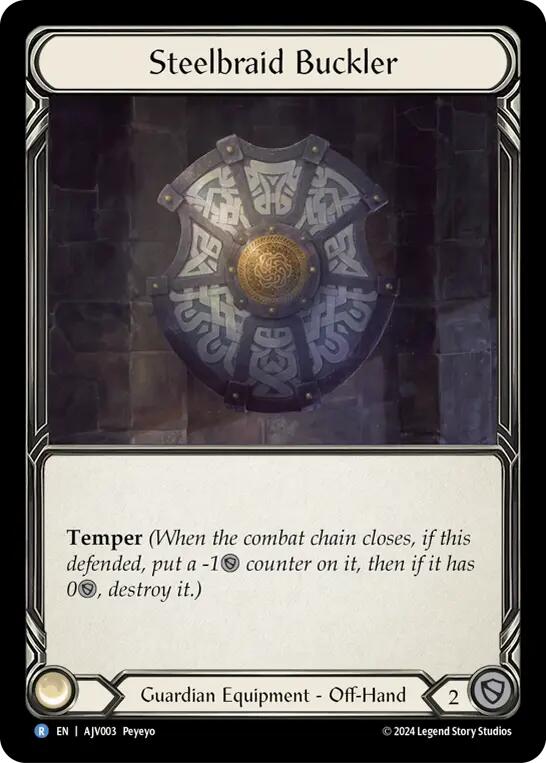 Steelbraid Buckler [AJV003] (Armory Deck: Jarl Vetreidi) | Card Merchant Takapuna