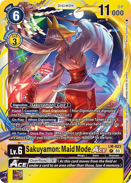 Sakuyamon: Maid Mode ACE [LM-023] [Special Limited Set] | Card Merchant Takapuna